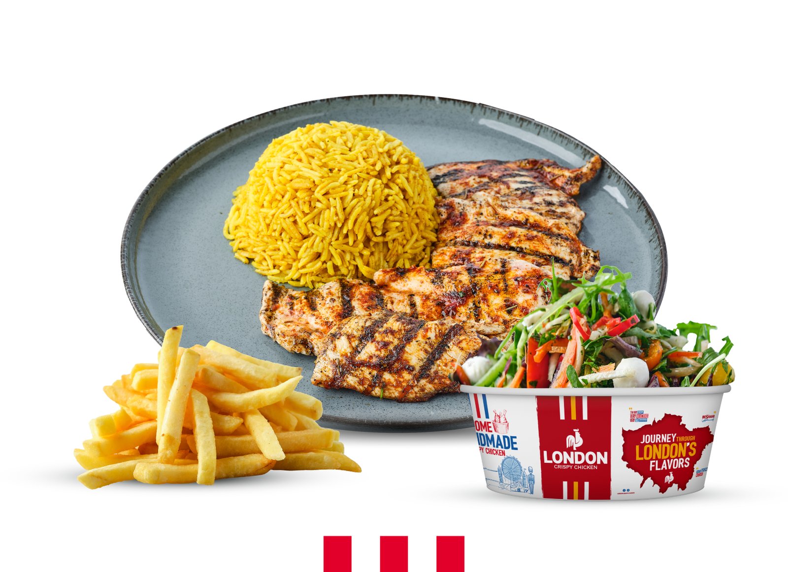 طبق صدر دجاج مشوي